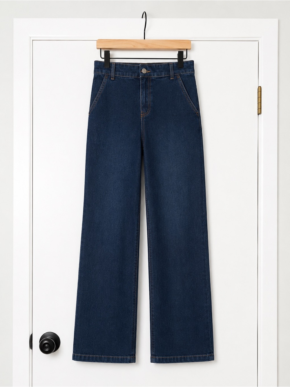 Liu Jo Dark Blue Wide-Leg Denim Jeans Sz 29